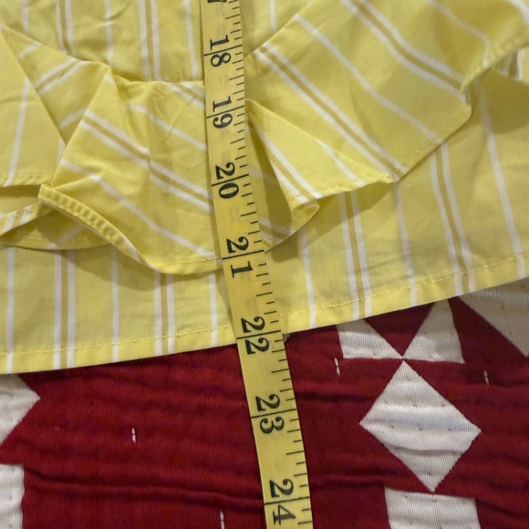 CAbi Yellow Striped Button Down Shirt - Picture 6 of 6